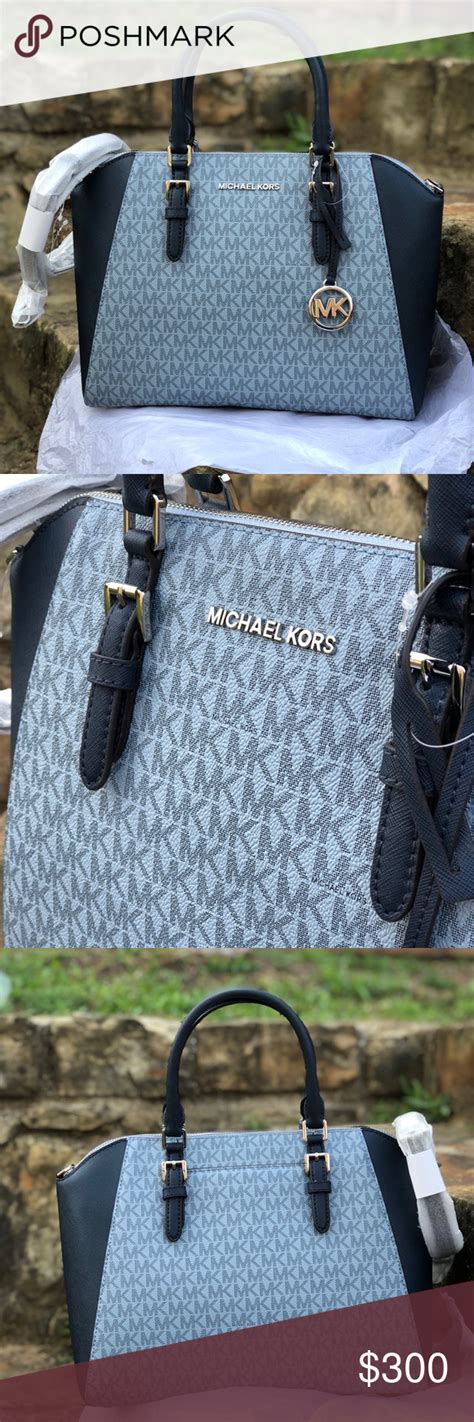 michael kors handtasche blau sale|michael kors saffiano handbag.